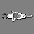 Key Clip W/ Key Ring & Owl (Front) Key Tag